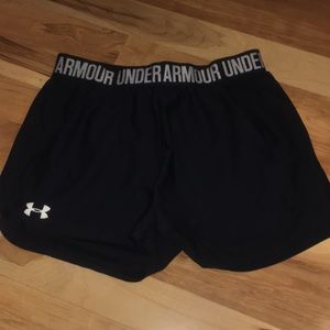 black under armour shorts